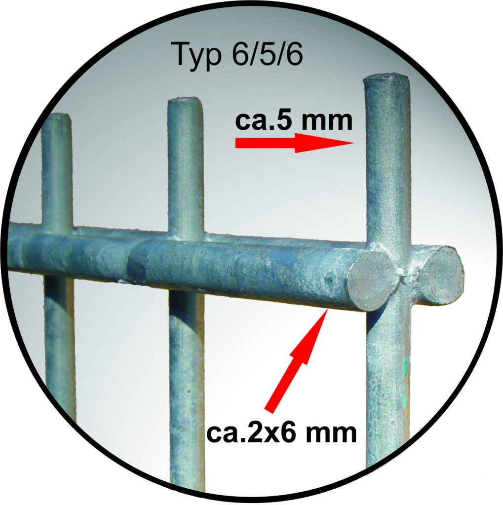 Doppelstabmattenzaun: Leichte oder schwere Ausführung – was ist die richtige Wahl? DS Drahtstaerke Typ Leicht 1019x1024